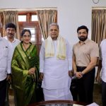 ಸಿಎಂ ಭೇಟಿ: ಡಾ.ವಿಷ್ಣು ಸ್ಮಾರಕಕ್ಕೆ ಜಾಗ ನೀಡುವಂತೆ ಹಿರಿಯ ನಟಿ ಭಾರತಿ ವಿಷ್ಣುವರ್ಧನ್ ಮನವಿ