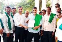 ಜಿಲ್ಲೆಯ ಕೆರೆಗಳ ಅಭಿವೃದ್ದಿಗೆ ಅನುದಾನ, ಕಬ್ಬಿಗೆ ಹೆಚ್ಚುವರಿ ದರ ನಿಗದಿಗೆ ಒತ್ತಾಯ: ಡಿಸಿಗೆ ಮನವಿ