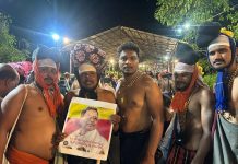 ಸಿದ್ದರಾಮಯ್ಯ ಸಿಎಂ ಆಗಿ ಮುಂದುವರೆಯಲೆಂದು ಅಯ್ಯಪ್ಪ ಮಾಲಾಧಾರಿಗಳಿಂದ ಪ್ರಾರ್ಥನೆ, ಪೂಜೆ