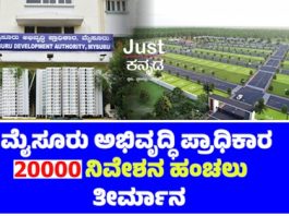 MDA ಹೊಸದಾಗಿ ಬಡಾವಣೆ: ಮೈಸೂರಿನ 20,000 ಕ್ಕೂ ಹೆಚ್ಚು ಮಂದಿಗೆ ನಿವೇಶನ ಭಾಗ್ಯ..