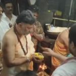 ಅಂದ್ಲಿಯ ಜಗದೀಶ್ವರಿ ದೇವಾಲಯಕ್ಕೆ ಡಿಸಿಎಂ ಡಿಕೆ ಶಿವಕುಮಾರ್ ಭೇಟಿ, ವಿಶೇಷ ಪೂಜೆ