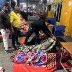 ನಿರಾಶ್ರಿತರಿಗೆ ಹೊದಿಕೆ ವಿತರಿಸುವ ಮೂಲಕ ಹೊಸ ವರ್ಷಾಚರಣೆ
