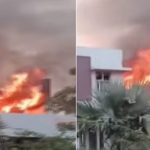 ಜನಾರ್ಧನ ರೆಡ್ಡಿಗೆ ಸೇರಿದ ಮಾಡೆಲ್ ಹೌಸ್ ಗೆ ಬೆಂಕಿ: 8 ಮಂದಿ ಪೊಲೀಸರ ವಶಕ್ಕೆ