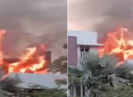 ಜನಾರ್ಧನ ರೆಡ್ಡಿಗೆ ಸೇರಿದ ಮಾಡೆಲ್ ಹೌಸ್ ಗೆ ಬೆಂಕಿ: 8 ಮಂದಿ ಪೊಲೀಸರ ವಶಕ್ಕೆ