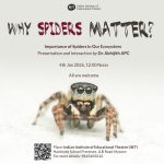 “ಜೇಡಗಳು ಏಕೆ ಮುಖ್ಯ?” ಜ.4 ರಂದು ಪರಿಸರ ಜಾಗೃತಿ ಕಾರ್ಯಕ್ರಮ