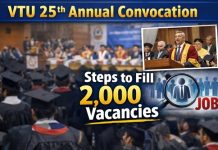 VTU 25ನೇ ವಾರ್ಷಿಕ ಘಟಿಕೋತ್ಸವ: 2 ಸಾವಿರ ಹುದ್ದೆಗಳ ಭರ್ತಿಗೆ ಕ್ರಮ, ಸಚಿವ ಡಾ. ಎಂ.ಸಿ. ಸುಧಾಕರ್