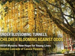 ಪ್ರಕೃತಿ ಮಡಿಲಲ್ಲಿ ಚಿಕಿತ್ಸೆ: AIISH ನಲ್ಲಿ ಮಕ್ಕಳ ಕನಸುಗಳಿಗೆ ಹೂವಿನ ದಾರಿ.