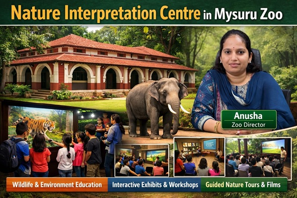 Nature Interpretation Centre:  ಪ್ರಕೃತಿ–ವನ್ಯಜೀವಿ ಅರಿವಿಗೆ ಮೈಸೂರು ಮೃಗಾಲಯದಲ್ಲಿ ಹೊಸ ವೇದಿಕೆ .