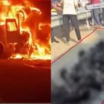 ಟಿಪ್ಪರ್- ಖಾಸಗಿ ಬಸ್ ಡಿಕ್ಕಿ: 13 ಮಂದಿ ಸಜೀವ ದಹನ