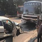 ಭೀಕರ ಅಪಘಾತದಲ್ಲಿ ಮೂವರು ಸಾವು.