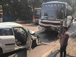 ಭೀಕರ ಅಪಘಾತದಲ್ಲಿ ಮೂವರು ಸಾವು.