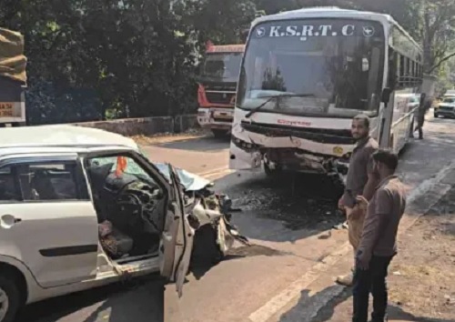 ಭೀಕರ ಅಪಘಾತದಲ್ಲಿ ಮೂವರು ಸಾವು.