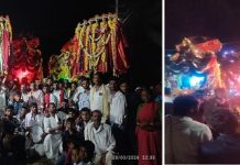 ವಿಜೃಂಭಣೆಯಿಂದ ನೆರವೇರಿದ ಬೀರೇಶ್ವರ, ಬಸವೇಶ್ವರರ ಉತ್ಸವ ಮೂರ್ತಿ ಮೆರವಣಿಗೆ