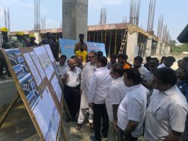 ಮೈಸೂರು ಹೊಸ ಬಸ್ ನಿಲ್ದಾಣದ ಕಾಮಗಾರಿ ಪರಿಶೀಲಿಸಿದ ಸಚಿವ ಹೆಚ್.ಸಿ ಮಹದೇವಪ್ಪ