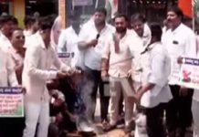 LPG ಸಿಲಿಂಡರ್ ಕೊರತೆ: ಕೇಂದ್ರದ ವಿರುದ್ದ ಯೂಥ್ ಕಾಂಗ್ರೆಸ್ ವಿಭಿನ್ನ ಪ್ರತಿಭಟನೆ