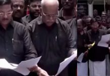 ಕ್ಷೇತ್ರ ಮರು ವಿಂಗಡಣೆ ಮಸೂದೆ ಪ್ರತಿ ಸುಟ್ಟು ಹಾಕಿ ತಮಿಳುನಾಡು ಸಿಎಂ ಸ್ಟಾಲಿನ್ ಪ್ರತಿಭಟನೆ