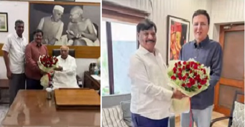 ಖರ್ಗೆ, ಸುರ್ಜೇವಾಲ ಭೇಟಿಯಾಗಿ ಚರ್ಚಿಸಿದ ಸಚಿವರು