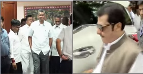 ಸಚಿವ ಸತೀಶ್ ಜಾರಕಿಹೊಳಿ ನಿವಾಸಕ್ಕೆ ಜಮೀರ್ ಅಹ್ಮದ್ ಖಾನ್ ಭೇಟಿ