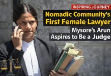 ಅಲೆಮಾರಿ ಸಮುದಾಯದ ಪ್ರಥಮ ಮಹಿಳಾ ವಕೀಲೆಯಾಗಿ ಸಾಧನೆ ಮಾಡಿದ ಯುವತಿ