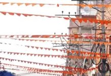 ಮಂಡ್ಯದಲ್ಲಿ ಇಂದು ಬೃಹತ್ ಶೋಭಾಯಾತ್ರೆ: ಕೇಸರಿ ಬಾವುಟ, ಬಂಟಿಂಗ್ಸ್ ತೆರವು