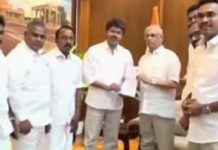 118 ಶಾಸಕರ ಸಹಿಯೊಂದಿಗೆ ಬನ್ನಿ: ಮೊದಲು ಬಹುಮತ ಸಾಬೀತುಪಡಿಸಿ- ವಿಜಯ್ ಗೆ ರಾಜ್ಯಪಾಲರ ಸೂಚನೆ