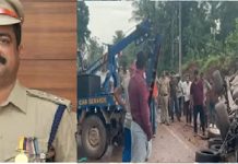 ಧರ್ಮಸ್ಥಳ ಬುರುಡೆ ಕೇಸ್ ತನಿಖೆ ನಡೆಸುತ್ತಿದ್ದ SIT ಎಸ್ ಪಿ ಕಾರು ಪಲ್ಟಿ