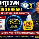 VTU ಫಲಿತಾಂಶ: ಹೊಸ ದಾಖಲೆಗೆ ಕೌಂಟ್ ಡೌನ್