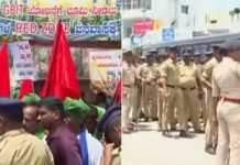 ಬಿಡದಿ ಟೌನ್ ಶಿಪ್ ಪರ, ವಿರುದ್ದ ಹೋರಾಟ: HDK ಭೇಟಿ, ಪೊಲೀಸ್ ಸರ್ಪಗಾವಲು
