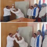 ಪ್ರಾಧಿಕಾರದ ಪ್ರಥಮ ದರ್ಜೆ ನೌಕರನಿಗೆ ರೈತನಿಂದ ಚಪ್ಪಲಿಯೇಟು