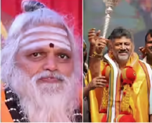 ಸಿಎಂ ಡಿಕೆ ಶಿವಕುಮಾರ್ ಗೆ ಸದ್ಯ ಯಾವುದೇ ಕಂಟಕ ಇಲ್ಲ-ನೊಣವಿನಕೆರೆ ಮಠದ ಶ್ರೀ