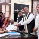 ರಾಜ್ಯಸಭೆ ಚುನಾವಣೆ: ನಾಮಪತ್ರ ಸಲ್ಲಿಸಿದ ಮಲ್ಲಿಕಾರ್ಜುನ ಖರ್ಗೆ