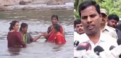 ಮುತ್ತತ್ತಿಯಲ್ಲಿ ಐವರು ಜಲಸಮಾಧಿ ಪ್ರಕರಣ: ಕುಟುಂಬಸ್ಥರಿಗೆ ಸಾಂತ್ವನ ಹೇಳಿದ ಮಂಡ್ಯ ಡಿಸಿ