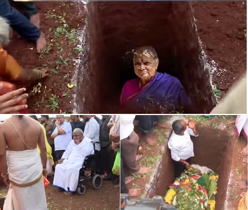 ಮಣ್ಣಲ್ಲಿ ಮಣ್ಣಾದ ಹೆಚ್ ಡಿ ದೇವೇಗೌಡರ ಪತ್ನಿ ಚೆನ್ನಮ್ಮ: ಸರ್ಕಾರಿ ಗೌರವದೊಂದಿಗೆ ಅಂತ್ಯಕ್ರಿಯೆ ನೆರವೇರಿಕೆ
