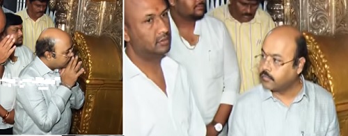ಮೈಸೂರು ಚಾಮುಂಡಿ ಬೆಟ್ಟಕ್ಕೆ ಭೇಟಿ ನೀಡಿ ಪೂಜೆ ಸಲ್ಲಿಸಿದ ಸಚಿವ ಯತೀಂದ್ರ ಸಿದ್ದರಾಮಯ್ಯ