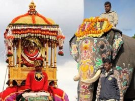 ಮೈಸೂರು ದಸರಾ: ಗಜಪಯಣ ಕಾರ್ಯಕ್ರಮದಲ್ಲಿ ಅಭಿಮನ್ಯುವಿಗೆ ಗೌರವಪೂರ್ವಕ ಬೀಳ್ಕೊಡುಗೆ