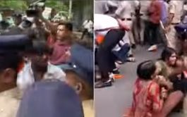 KPSC ಹಗರಣ ತನಿಖೆ ಸಿಬಿಐಗೆ ವಹಿಸುವಂತೆ ಆಗ್ರಹ: ಸಿಎಂ ಗೃಹ ಕಚೇರಿ ಮುಂದೆ ABVP ಪ್ರತಿಭಟನೆ..
