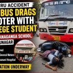 ಮೈಸೂರಿನ ಜ್ಞಾನಗಂಗಾ ಶಾಲೆ ಬಳಿ ಭೀಕರ ಅಪಘಾತ: ನಗರ ಸಾರಿಗೆ ಬಸ್ಗೆ ಸಿಲುಕಿದ ವಿದ್ಯಾರ್ಥಿನಿ