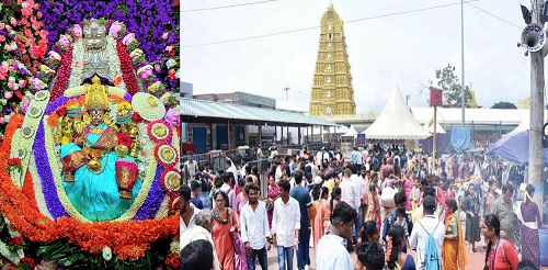 ಕೊನೆಯ ಆಷಾಢ: ತಾಯಿ ಚಾಮುಂಡೇಶ್ವರಿಗೆ ವಿಶೇಷಾಲಂಕಾರ: ಬೆಟ್ಟಕ್ಕೆ ಹರಿದು ಬಂದ ಭಕ್ತಸಾಗರ