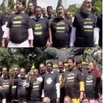 ಬಿ.ನಾಗೇಂದ್ರ ರಾಜೀನಾಮೆಗೆ ಆಗ್ರಹ: ಕಪ್ಪು ಟೀ ಶರ್ಟ್ ಧರಿಸಿ BJP-JDS ಶಾಸಕರ ಪ್ರತಿಭಟನೆ