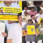 ಸಚಿವ ಬಿ.ನಾಗೇಂದ್ರ ರಾಜೀನಾಮೆಗೆ ಬಿಗಿಪಟ್ಟು: ಬಿಜೆಪಿ ನಾಯಕರಿಂದ ಪ್ರತಿಭಟನೆ
