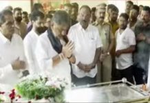 ಮಾಜಿ ಸಚಿವ ಬಿಸಿ ನಾಗೇಶ್ ಅಂತಿಮ ದರ್ಶನ ಪಡೆದ ಸಿಎಂ ಡಿ.ಕೆ ಶಿವಕುಮಾರ್