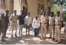 ಅಕ್ರಮವಾಗಿ ಹುಲಿಯ ಉಗುರು, ಹಲ್ಲುಗಳ ಮಾರಾಟಕ್ಕೆ ಯತ್ನ: ಮೂವರ ಬಂಧನ
