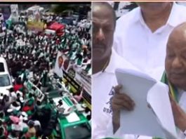 ಬಿಡದಿ ಟೌನ್ ಶಿಪ್ ವಿರುದ್ದದ ಹೋರಾಟಕ್ಕೆ ಮಾಜಿ ಪ್ರಧಾನಿ HDD ಎಂಟ್ರಿ: ಸಿಎಂ ಡಿಕೆಶಿ ವಿರುದ್ದ ಗುಡುಗು