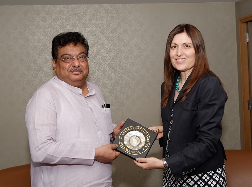 ಅಮೆರಿಕದ ಕಾನ್ಸುಲೇಟ್ ಜನರಲ್ ಭೇಟಿ: ಅಕ್ಟೋಬರ್ ನಲ್ಲಿ ರೋಡ್-ಶೋ-ಸಚಿವ ಎಂ. ಬಿ ಪಾಟೀಲ್