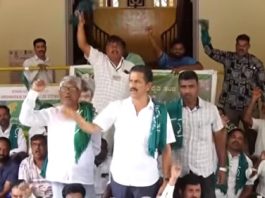 ತಮಿಳುನಾಡಿಗೆ ನೀರು ಬಿಡದಂತೆ ಆಗ್ರಹ: ಮೈಸೂರಿನಲ್ಲಿ ರೈತರಿಂದ ಪ್ರತಿಟನೆ, ಕಾಡಾ ಕಚೇರಿಗೆ ಮುತ್ತಿಗೆ