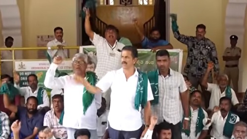 protest farmer