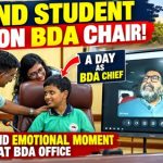 ಕಣ್ಣಿಗೆ ಕಾಣದ ಲೋಕಕ್ಕೆ ಭರವಸೆಯ ಬೆಳಕು: ಬಿಡಿಎ ಅಧ್ಯಕ್ಷರ ಕುರ್ಚಿಯಲ್ಲಿ ಅಂಧ ಬಾಲಕ!