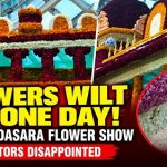 ಒಂದೇ ದಿನಕ್ಕೆ ಬಾಡಿದ ಫಲಪುಷ್ಪ ಪ್ರದರ್ಶನದ ಹೂವುಗಳು! ಪ್ರವಾಸಿಗರಿಗೆ ನಿರಾಸೆ