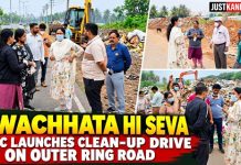 ಹೊರ ವರ್ತುಲ ರಸ್ತೆಯಲ್ಲಿ ‘ಸ್ವಚ್ಛತೆಯೇ ಸೇವೆʼ ಅಭಿಯಾನ